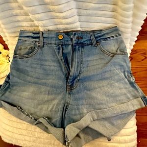 High rise short shorts, size 11